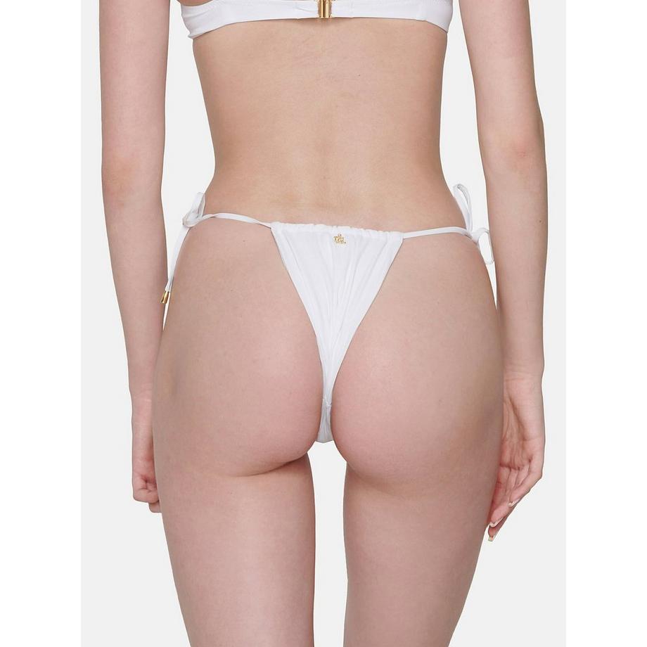 Luna Blue Sense Bas de maillot de bain brésilien réglable à nouettes  