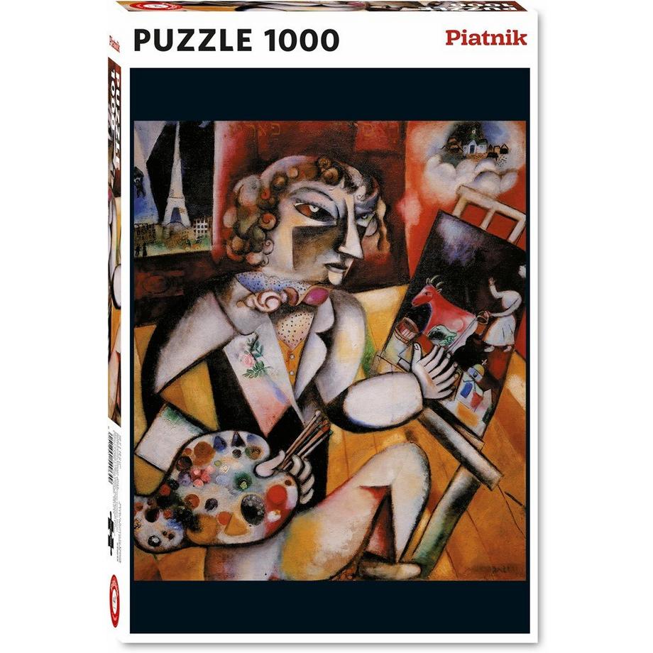 Piatnik Self-Portrait with Seven Fingers Marc Chagall (1000)