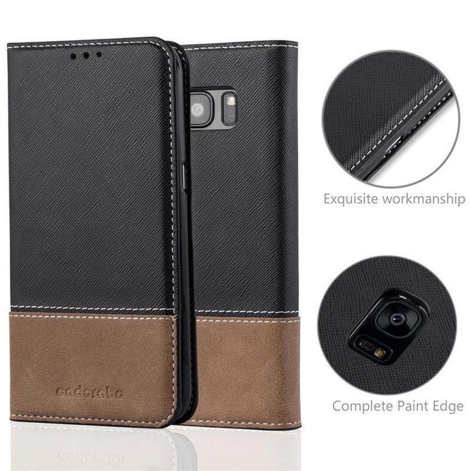 Cadorabo  Hülle für Samsung Galaxy S7 EDGE Magnetverschluss, Standfunktion 