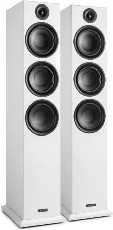 Fenton  Standlautsprecher Paar SHF80W Weiss 