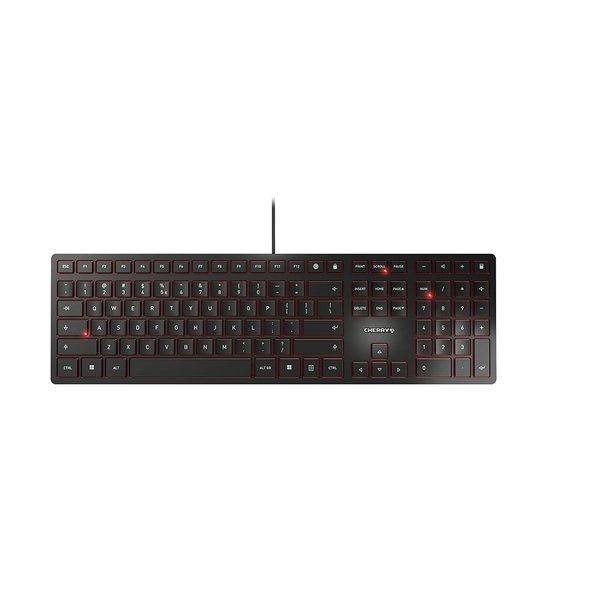 Image of Cherry KC 6000 Slim Tastatur USB US Englisch Schwarz