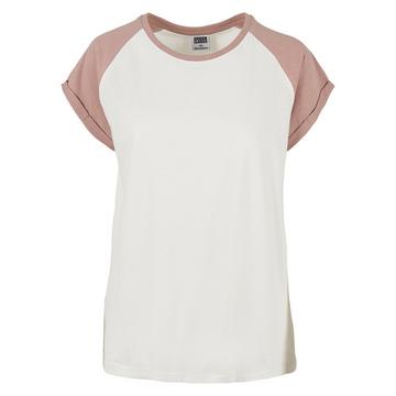 t-shirt contrast raglan (grandes tailles)