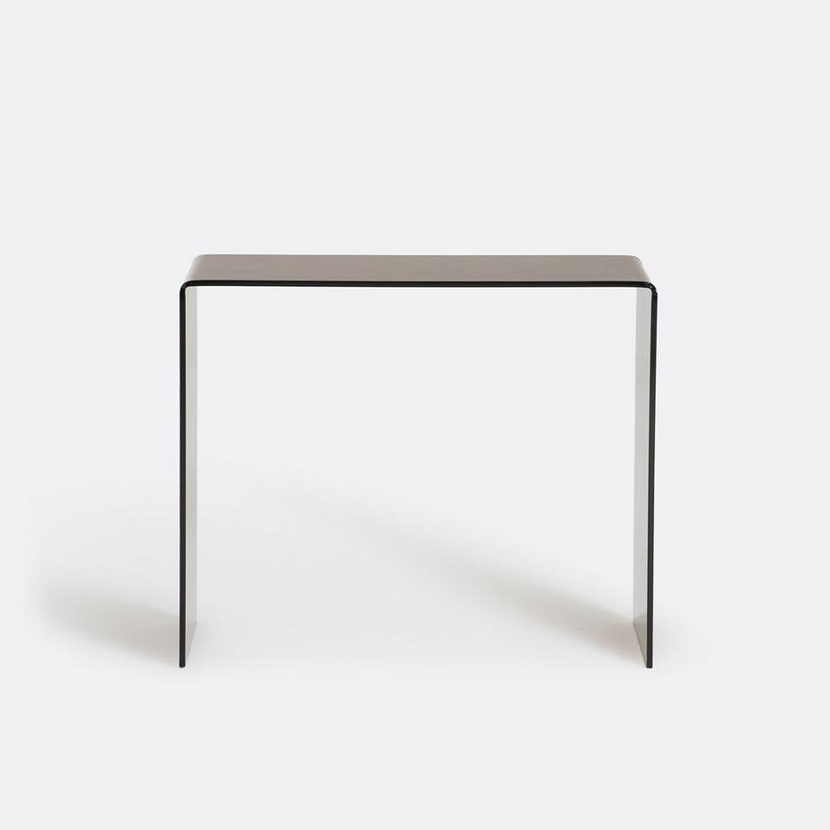 La Redoute Intérieurs Konsole aus rauchfarbenem gehärtetem Glas  
