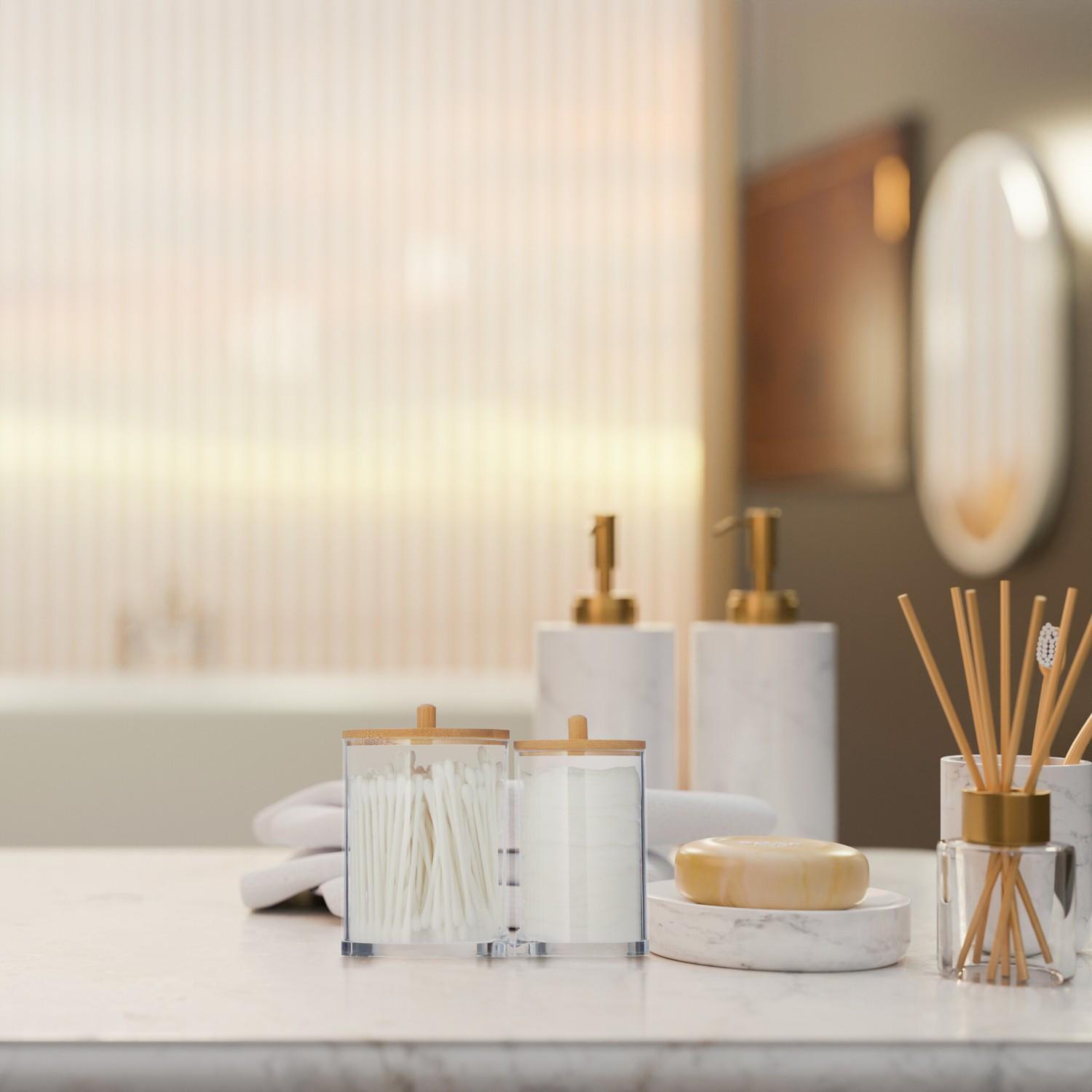 Northix Behälter für Wattepad und Wattestäbchen  