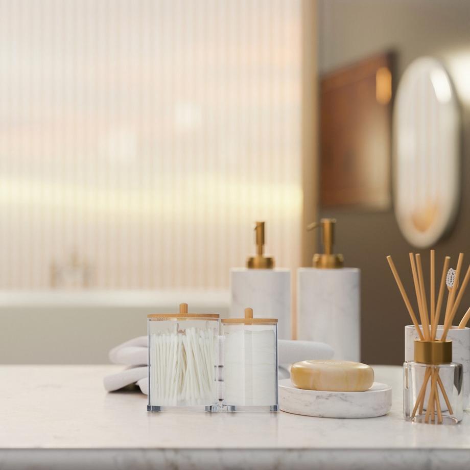 Northix Récipient pour coton et coton-tige  