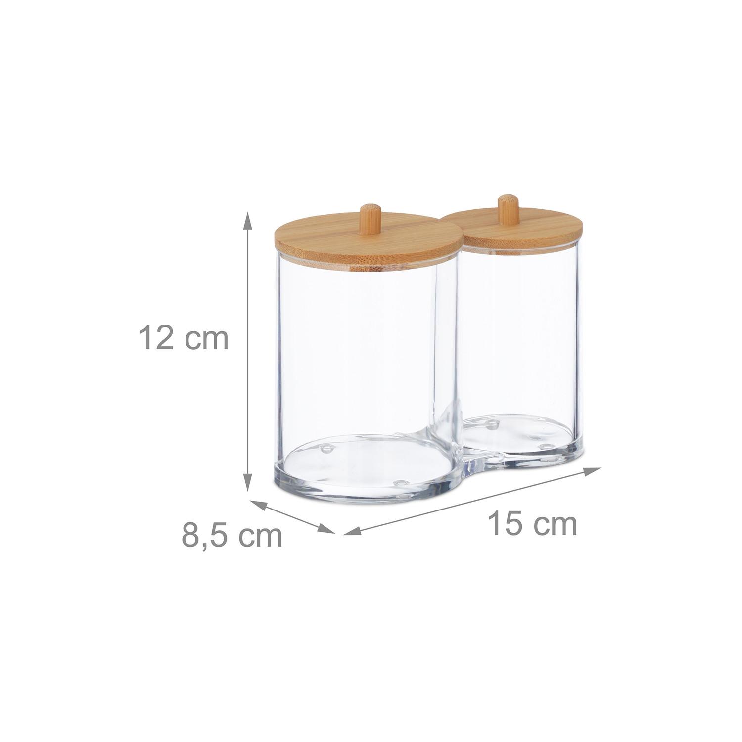 Northix Behälter für Wattepad und Wattestäbchen  