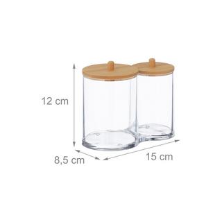 Northix Behälter für Wattepad und Wattestäbchen  