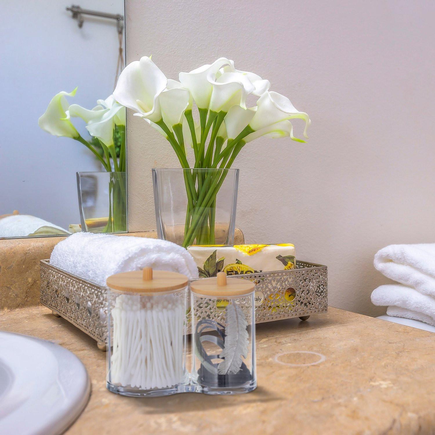 Northix Behälter für Wattepad und Wattestäbchen  