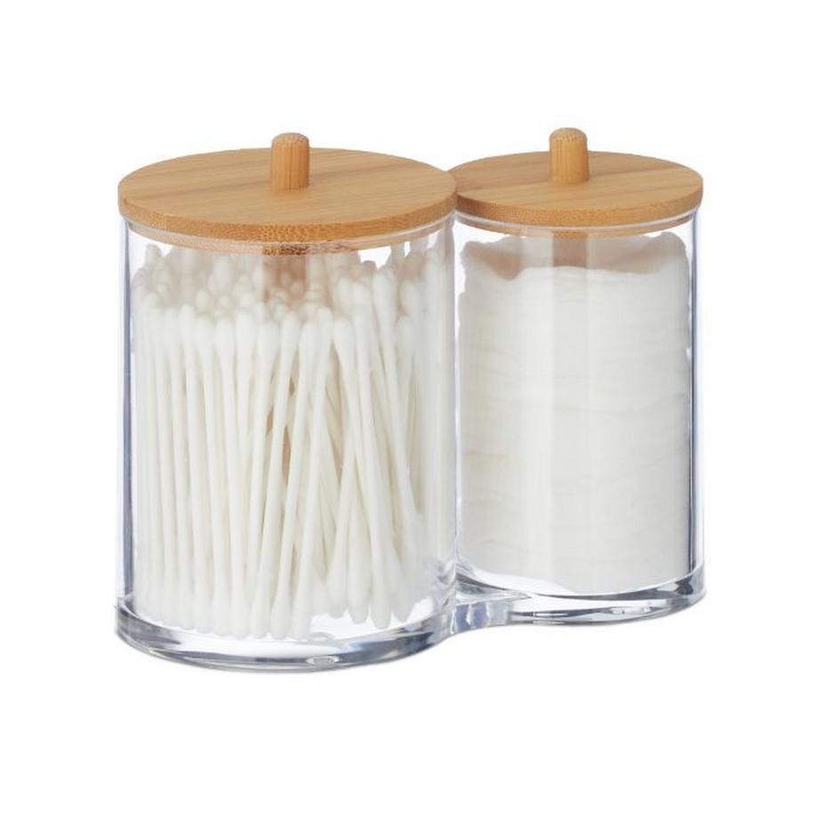 Récipient pour coton et coton-tige