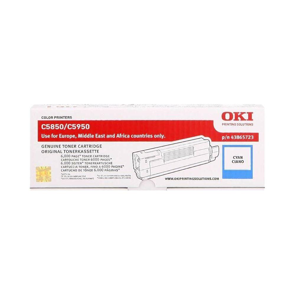 OKI  OKI Toner cyan 43865723 C5850/5950 6000 Seiten 