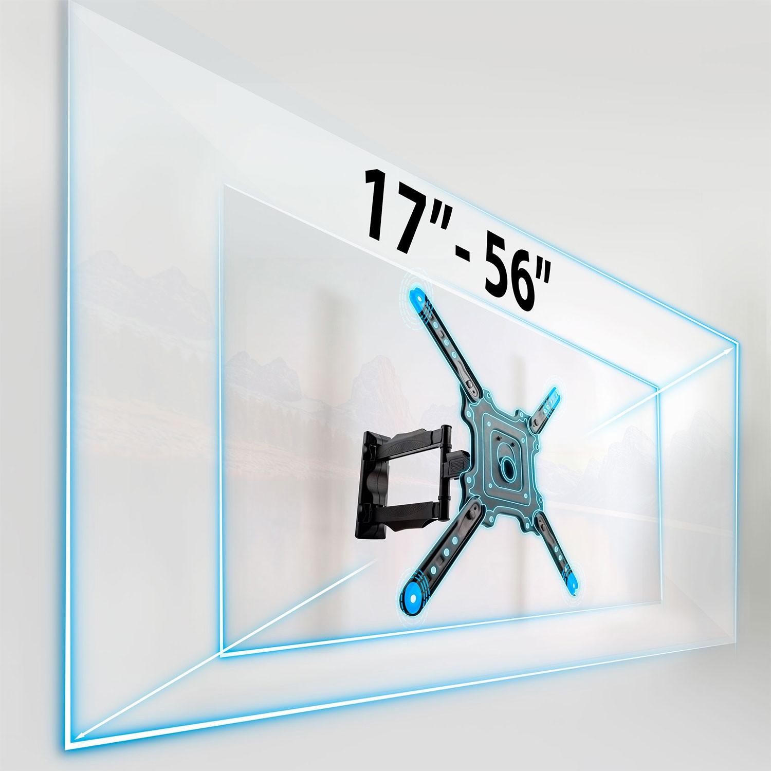 B2X  Supporto TV 17-56 pollici Humberg 35 kg 