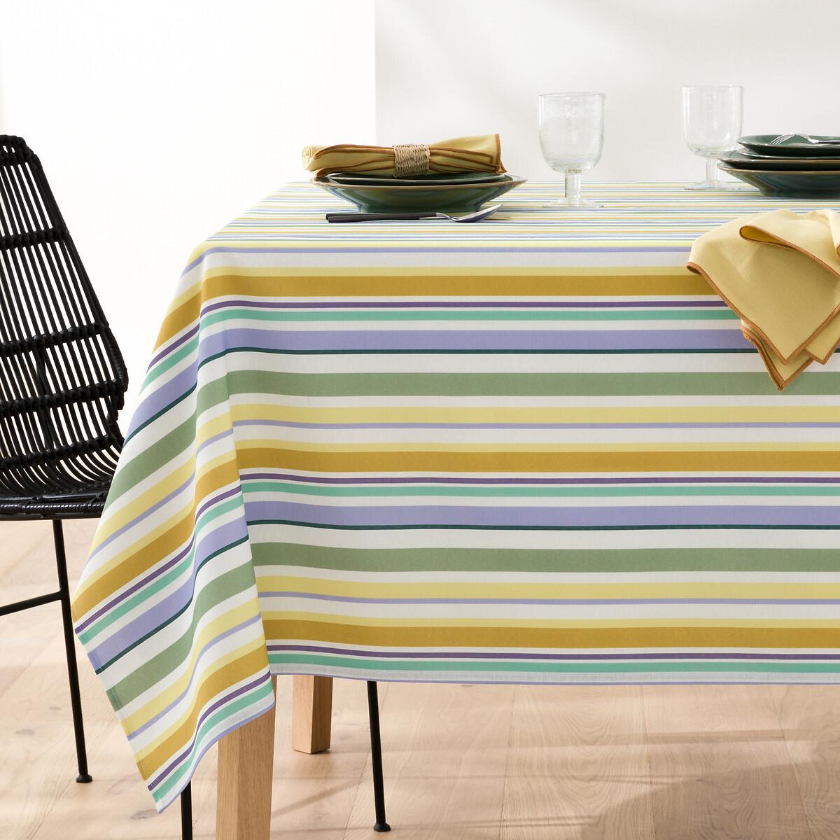 Image of Bedruckte Tischdecke Janeiro Unisex Weiss Bedruckt 150 cm