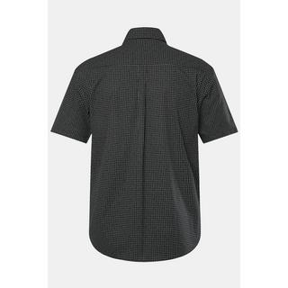 JP1880  Camicia da ufficio con vestibilità moderna, stampa minimal, finissaggio EasyCare, colletto alla francese e mezze maniche, fino alla tg. 8XL 