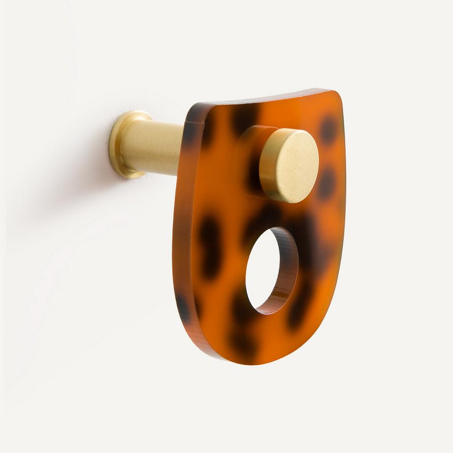 3er-Set Kleiderhaken Paula aus gefärbtem Acetat