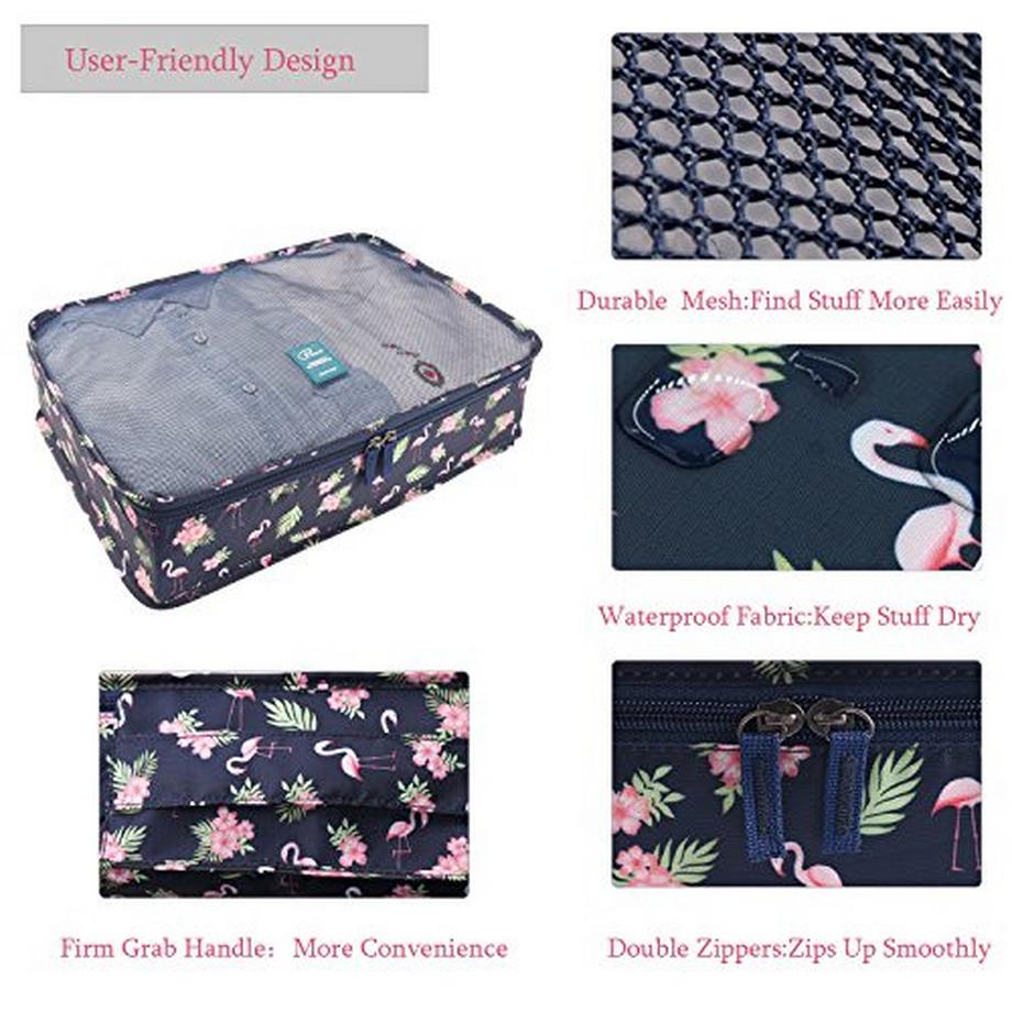 Only-bags.store Ensemble de 6 pièces ultra léger pour organisateur de bagages  