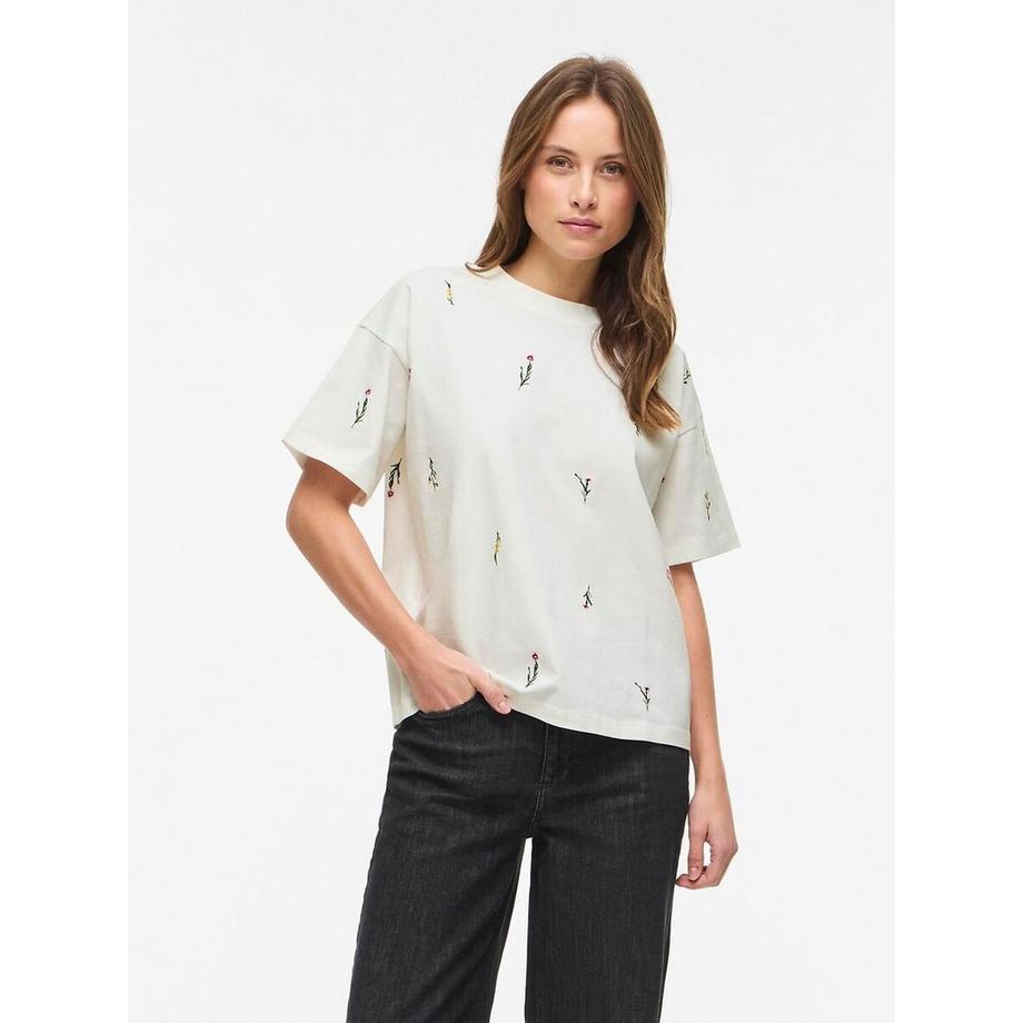 T-Shirt mit rundem Ausschnitt