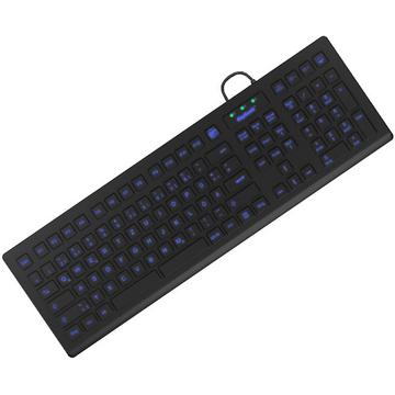 KSK-8031INEL Tastatur USB QWERTZ Deutsch Schwarz