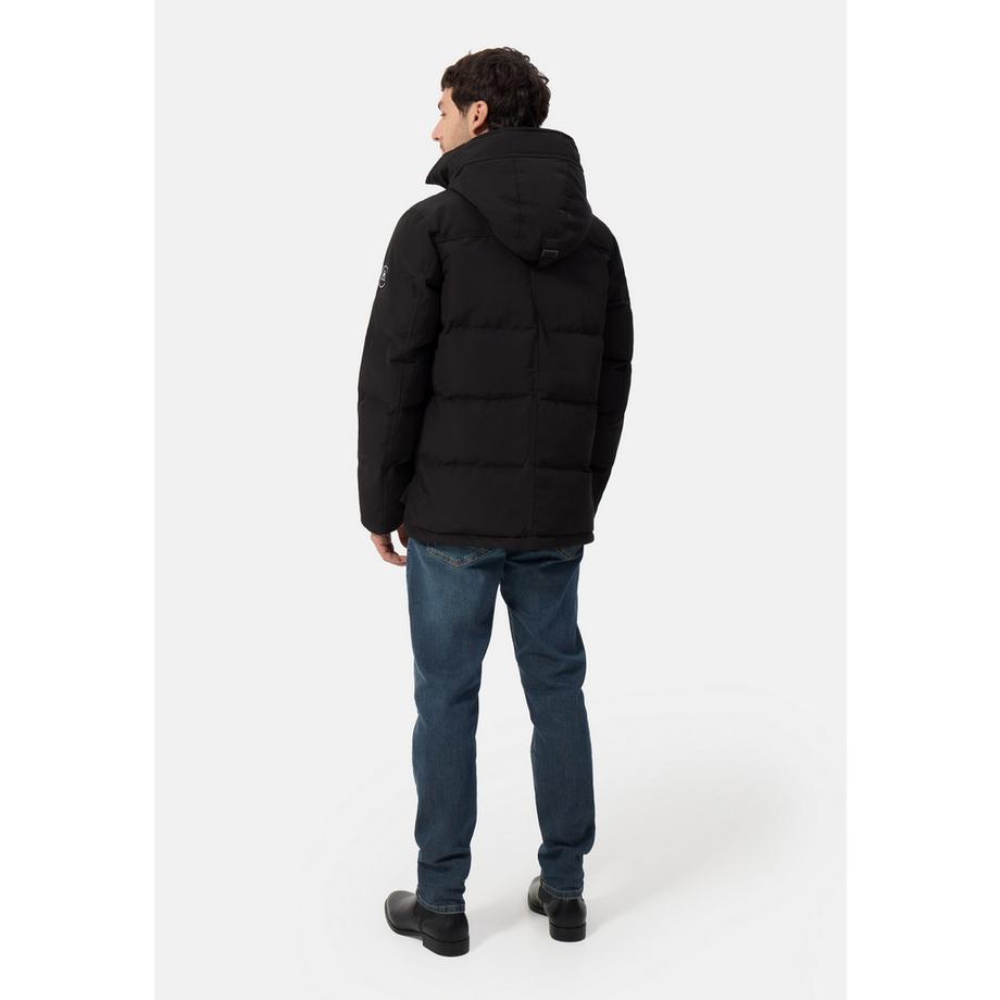 CASH-MERE.CH Parka Piumino Cappuccio Fodera Cashmere  