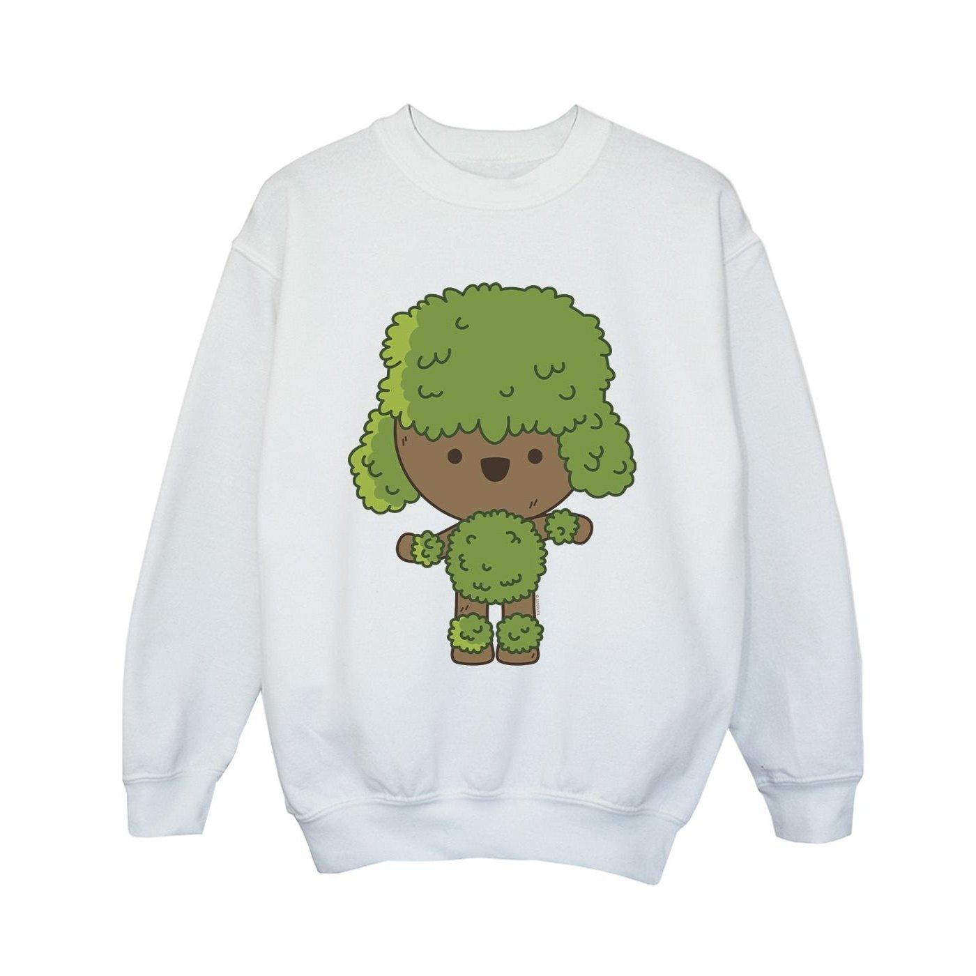 Image of I Am Groot Chibi Dance Sweatshirt Unisex Weiss 140/146