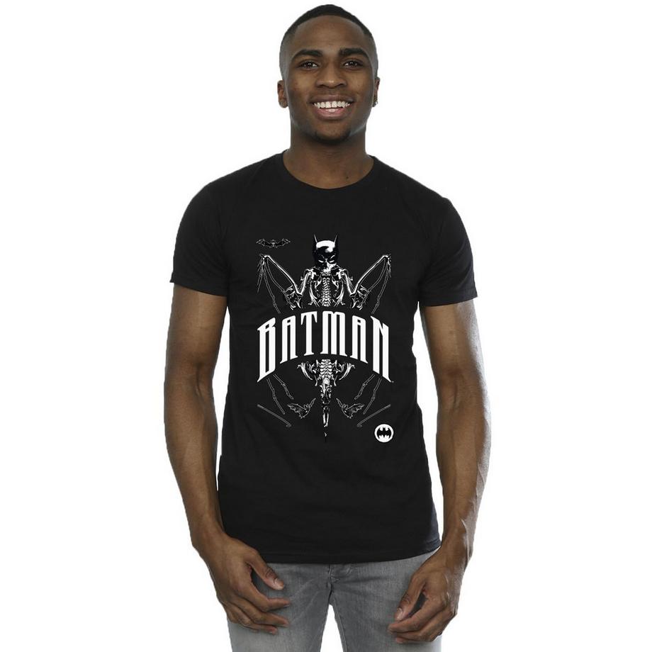 BATMAN Skeleton Slim Fit T-Shirt Manches Courtes  