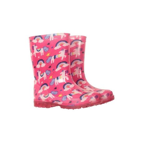 Mountain Warehouse  Gummistiefel Splash, Einhorn und Regenbogen 