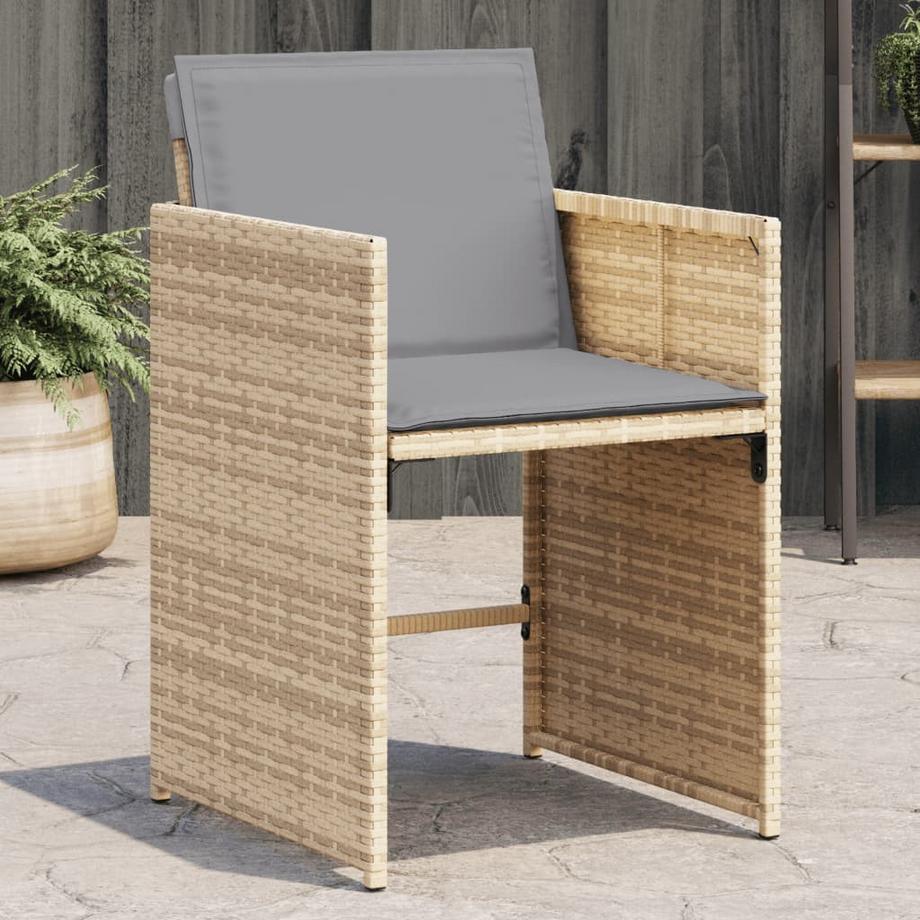 VidaXL Gartenstuhl poly-rattan  
