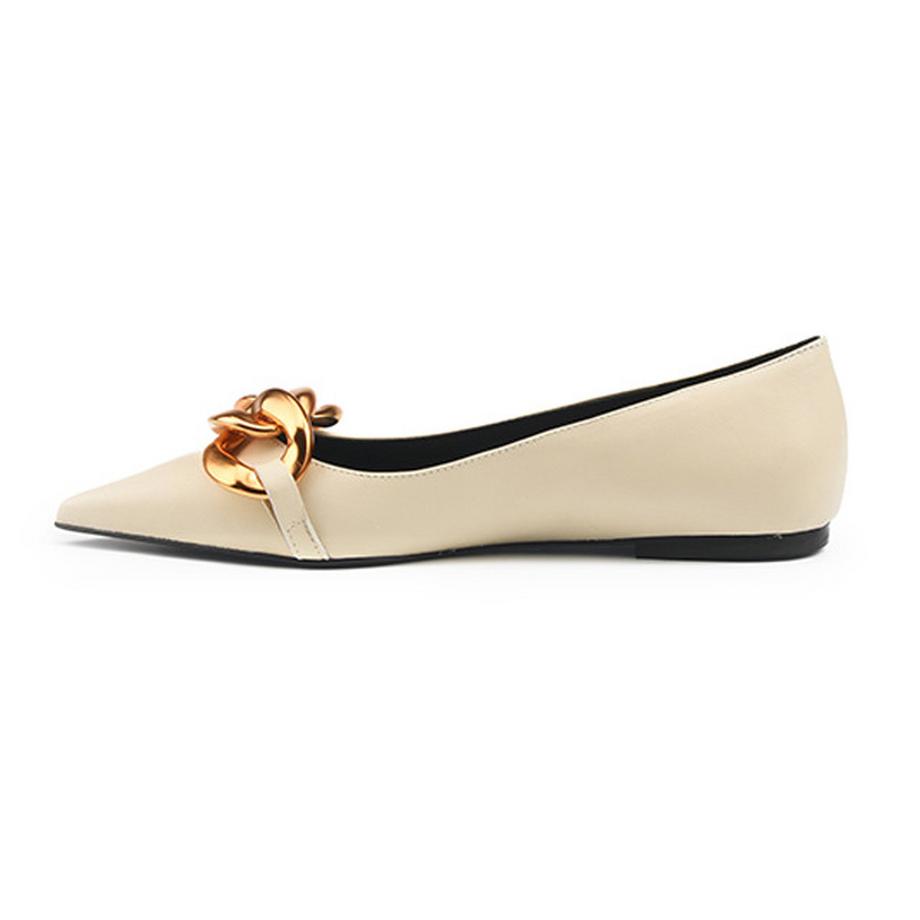 Konstantin Starke Ballerine a Punta con Dettaglio Catena  