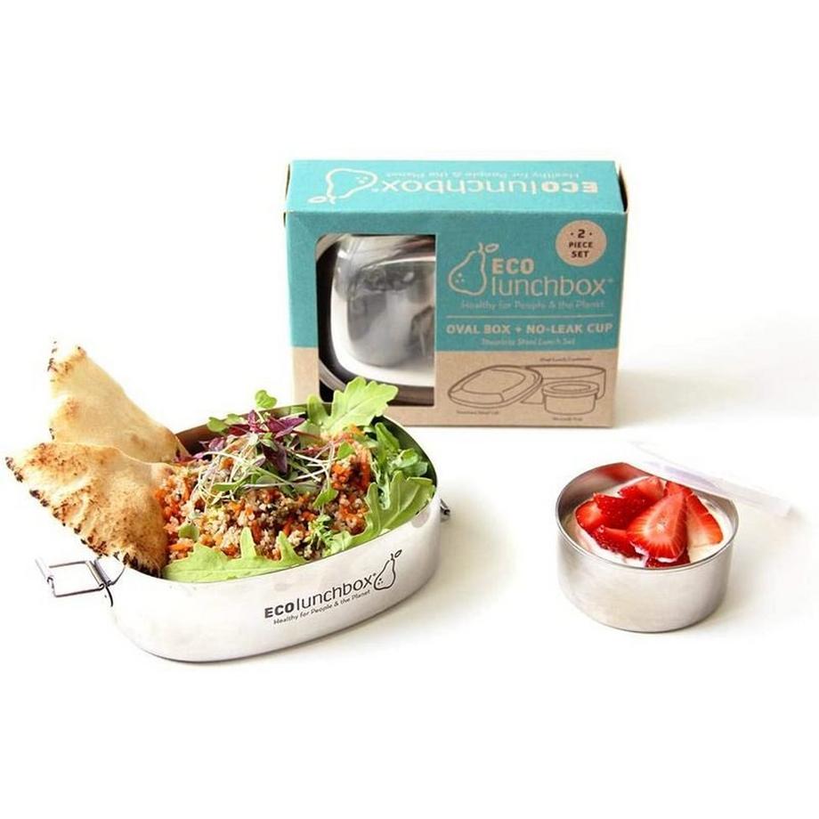 EcoLunchbox Oval Lunchbox & Snack Cup  