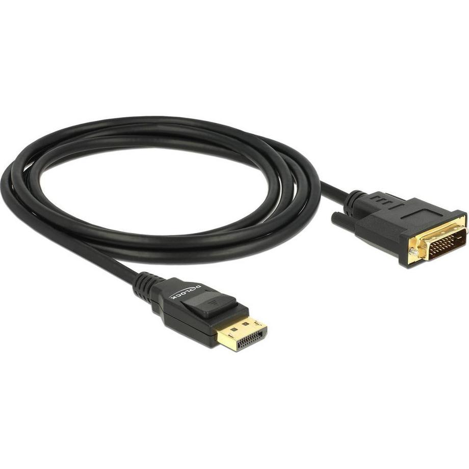 DeLock  DeLOCK 85313 cavo e adattatore video 2 m DisplayPort DVI-D Nero 