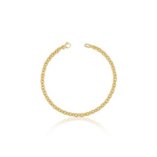 MUAU Schmuck  Bracelet Rundanker Gelbgold 375, 22cm, 4mm 