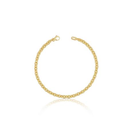 MUAU Schmuck  Bracelet Rundanker Gelbgold 375, 22cm, 4mm 