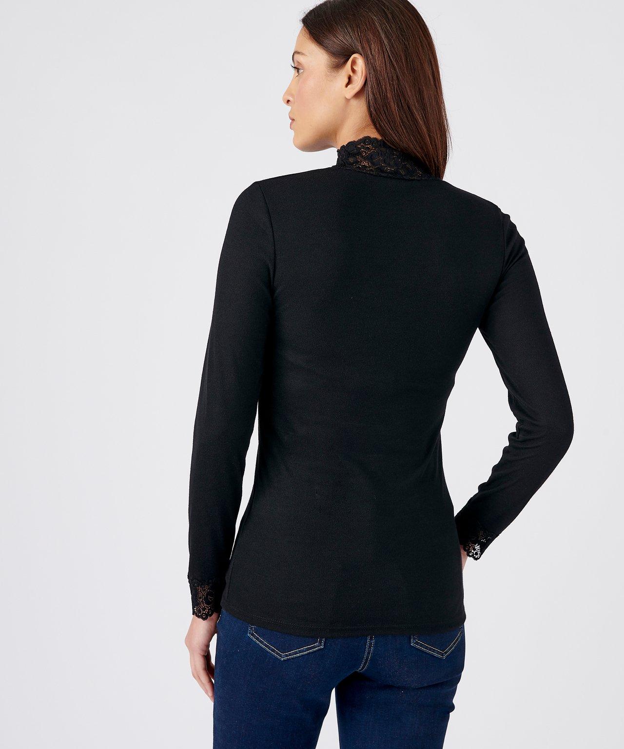 Damart Thermolactyl Fine Côte Tee-shirt Manches Longues  