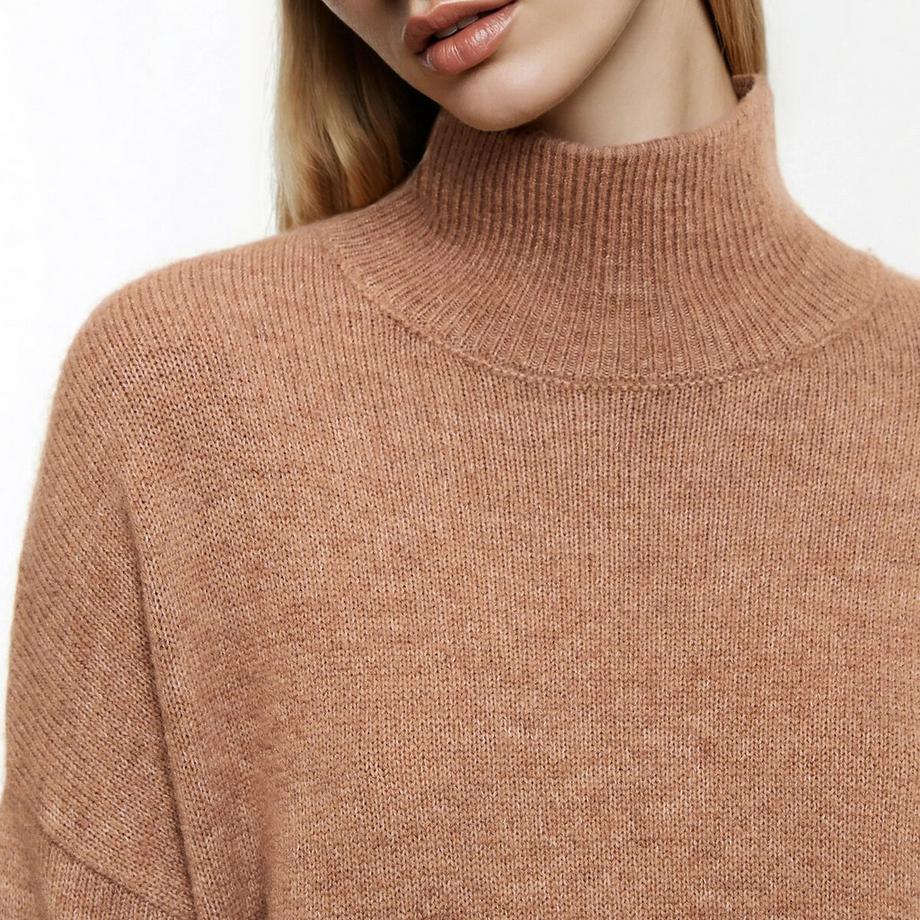 La Redoute Collections Abito corto in maglia a maniche lunghe  