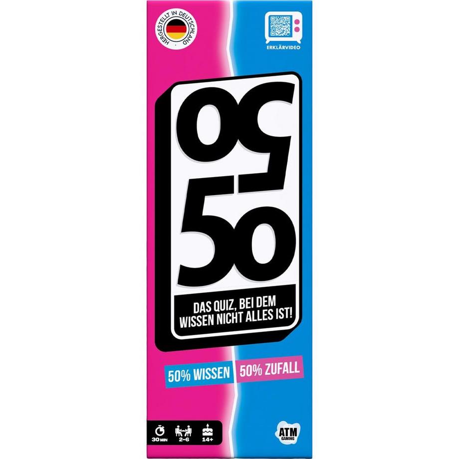 Max Bersinger  Kartenspiel 50/50 Das Quizspiel 