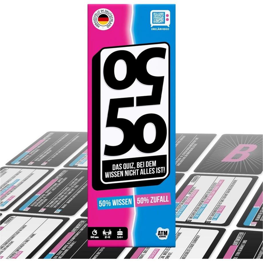 Kartenspiel 50/50 Das Quizspiel