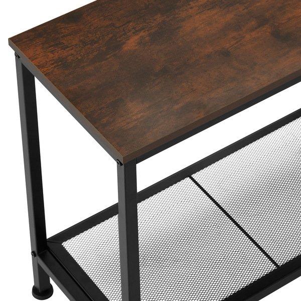 Tectake Table d’appoint FILTON 60x30,5x60,5cm  