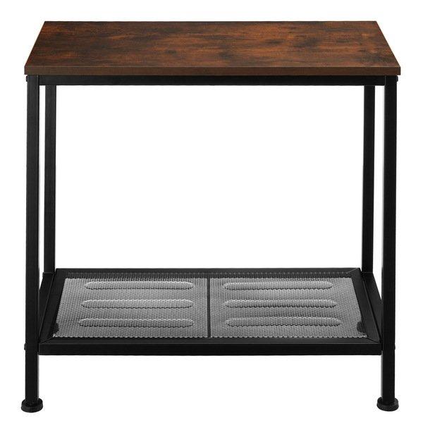 Tectake Table d’appoint FILTON 60x30,5x60,5cm  