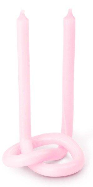 Image of Knot Candles Knot Kerze Rosa - ONE SIZE