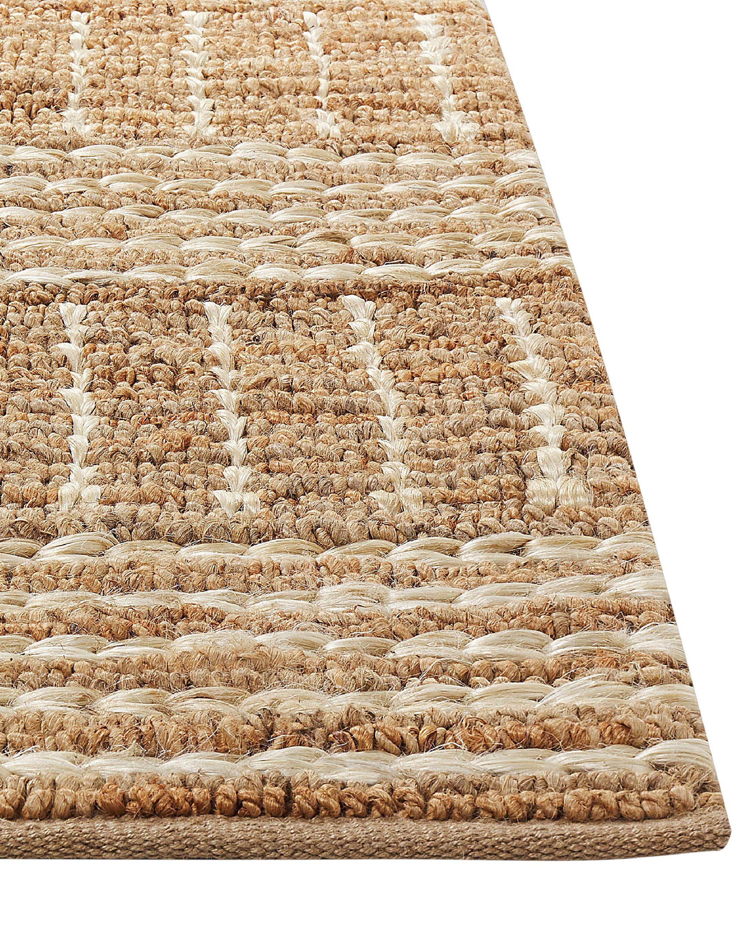 Beliani Tapis en Jute Boho KAMBERLI  