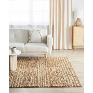 Beliani Tapis en Jute Boho KAMBERLI  