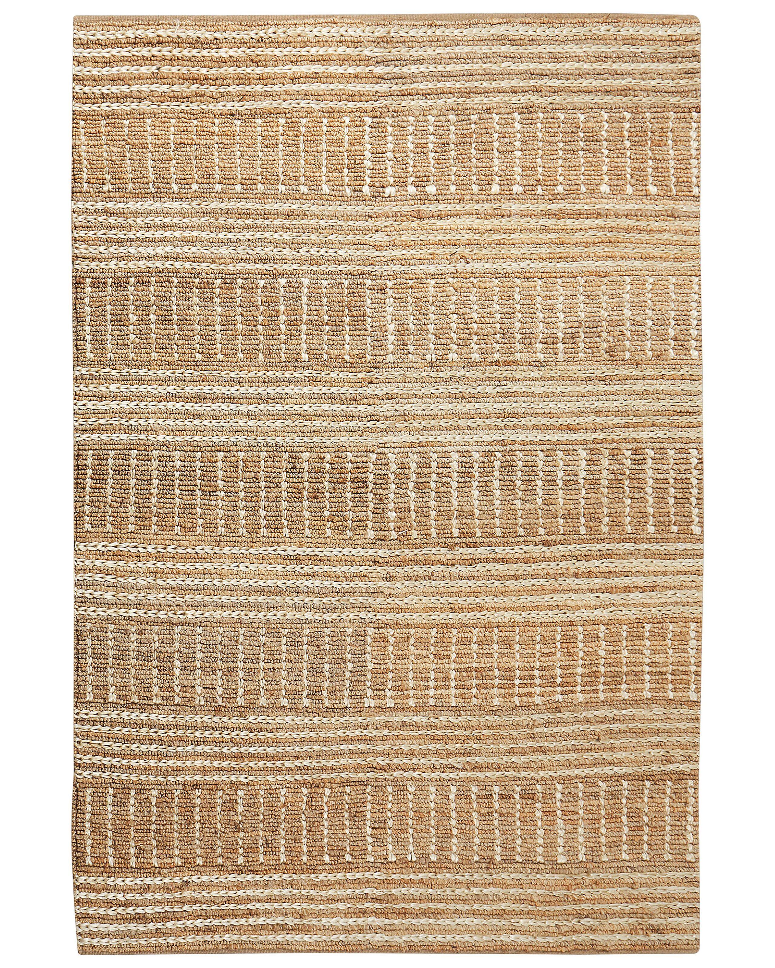 Beliani Tapis en Jute Boho KAMBERLI  