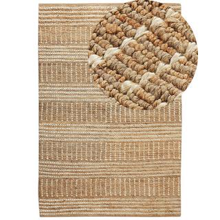 Beliani Tapis en Jute Boho KAMBERLI  