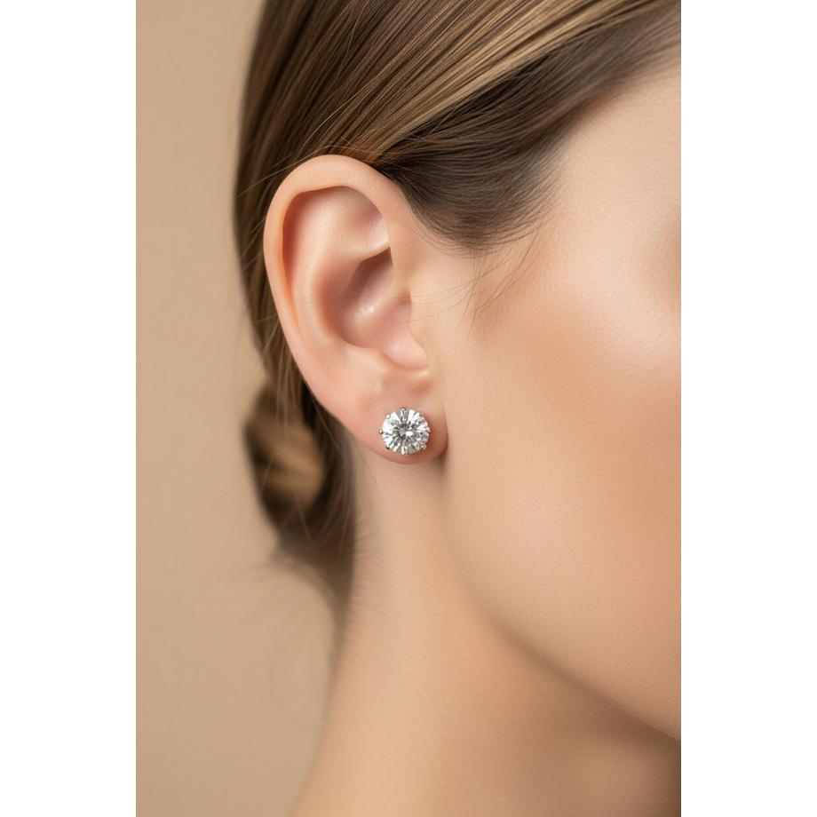 Maxte  Clous d’eilles avec Zircone Cubique 