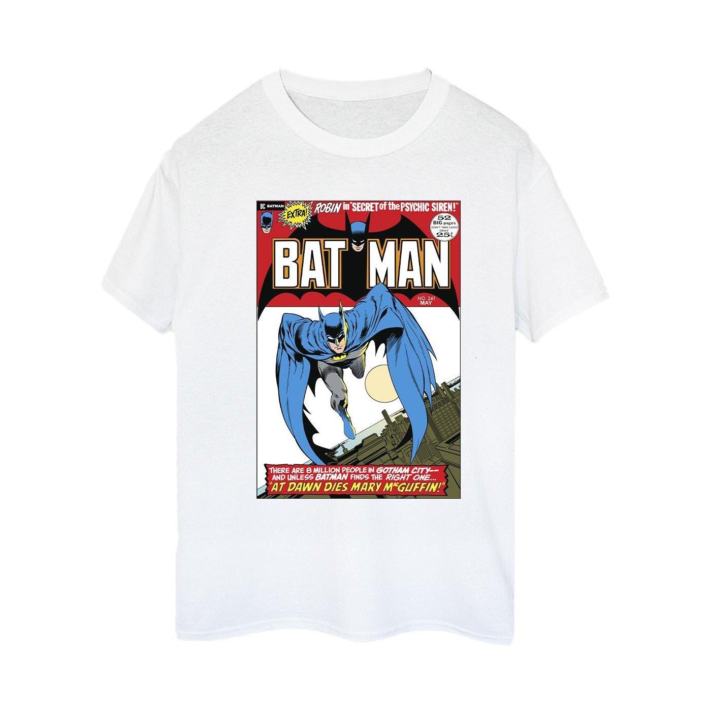 Image of Running Batman Cover Tshirt Damen Weiss S