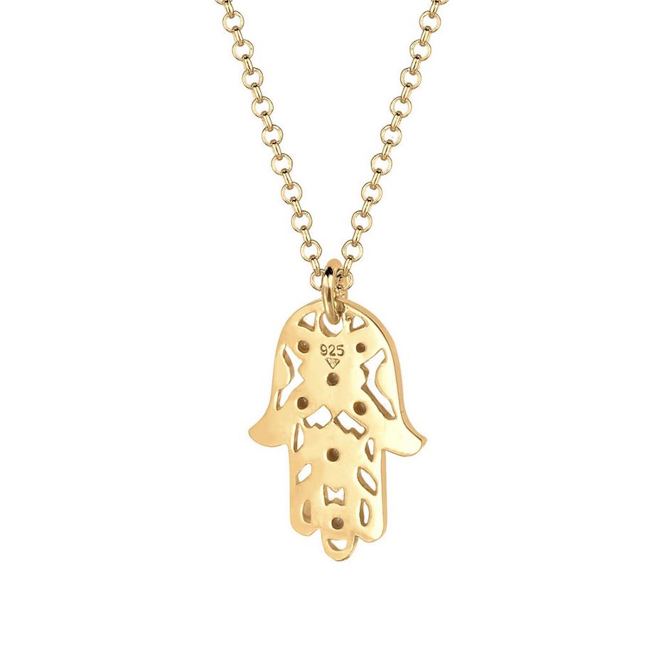 Elli  Collier Main D'hamsa Avec Cristaux 