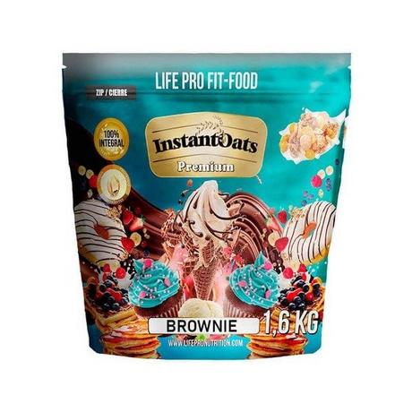 GladiatorFit  Haferflocken 1.6kg Life Pro | Brownie 