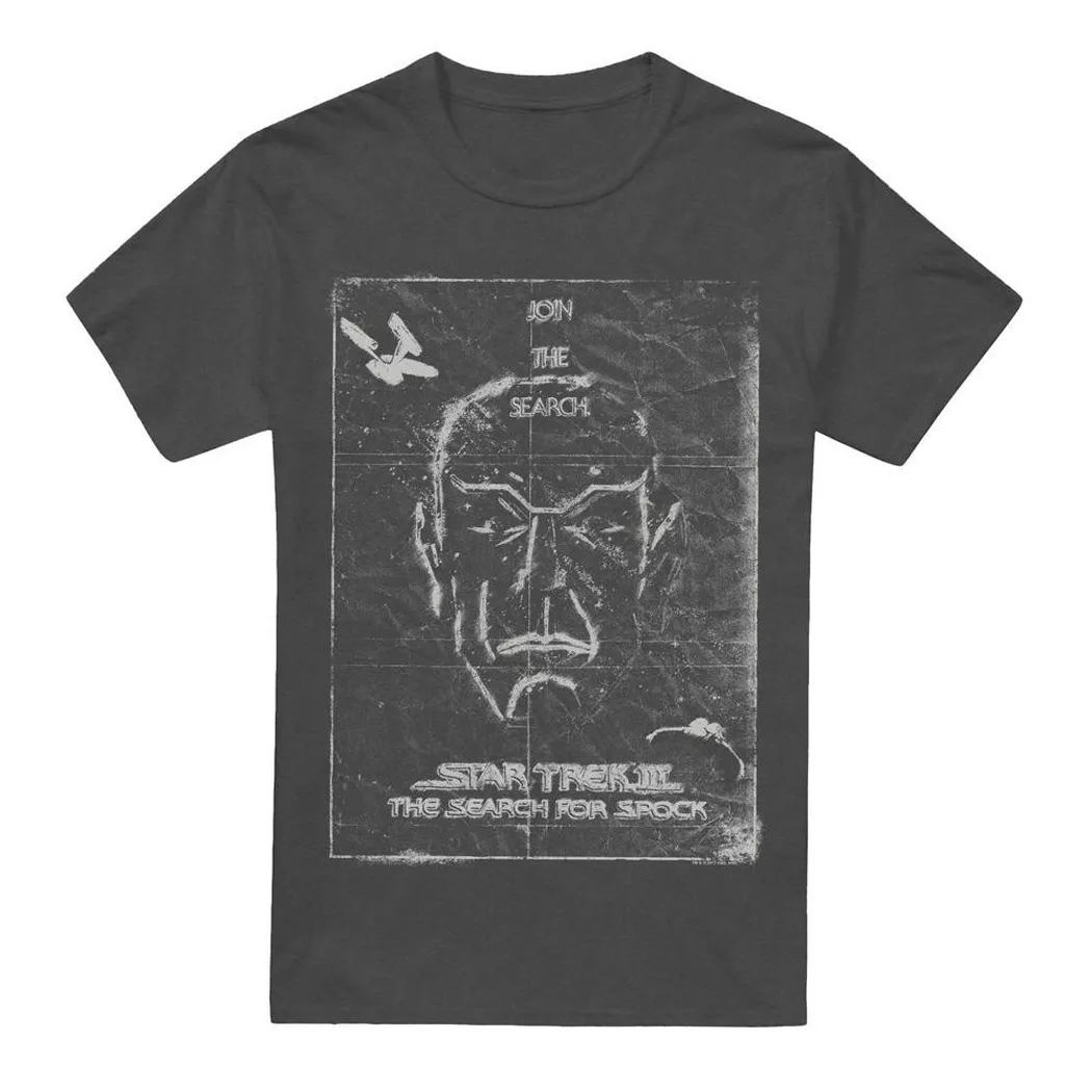 Star Trek - Join the Search TShirt, per donna, Charcoal Black, Größe XL