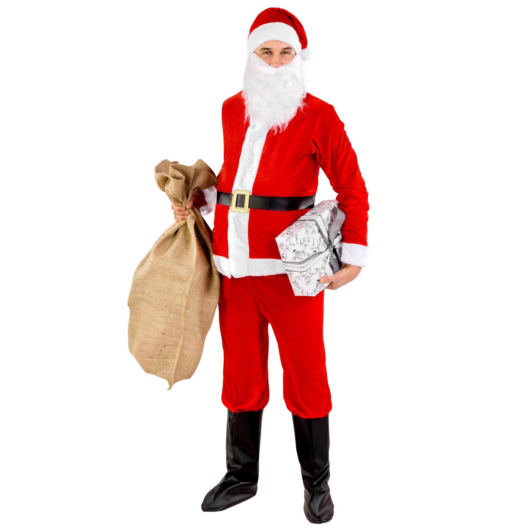 Tectake  Costume de Père Noël pour homme 