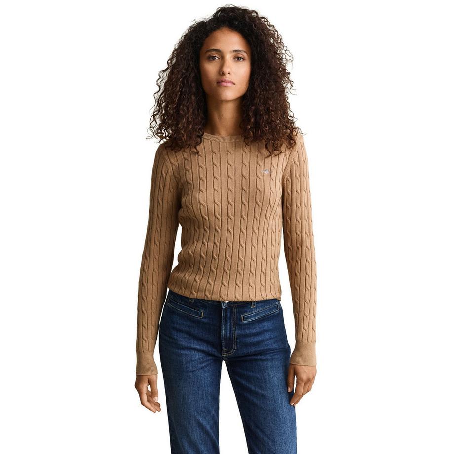 GANT Pull en tricot motif torsadé Conforme à la silhouette  