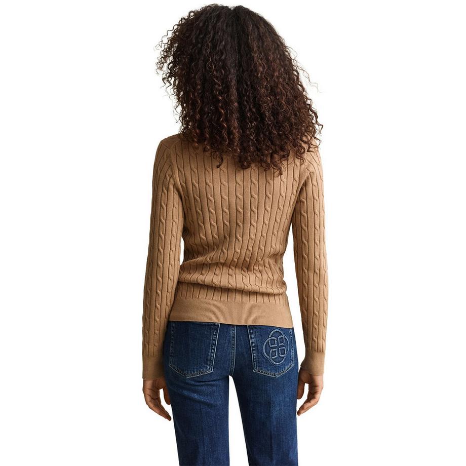 GANT Pull en tricot motif torsadé Conforme à la silhouette  